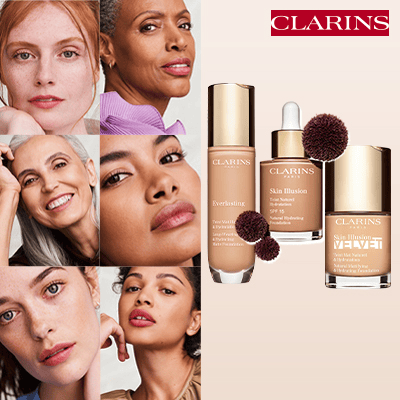 Clarins Foundation made for skin