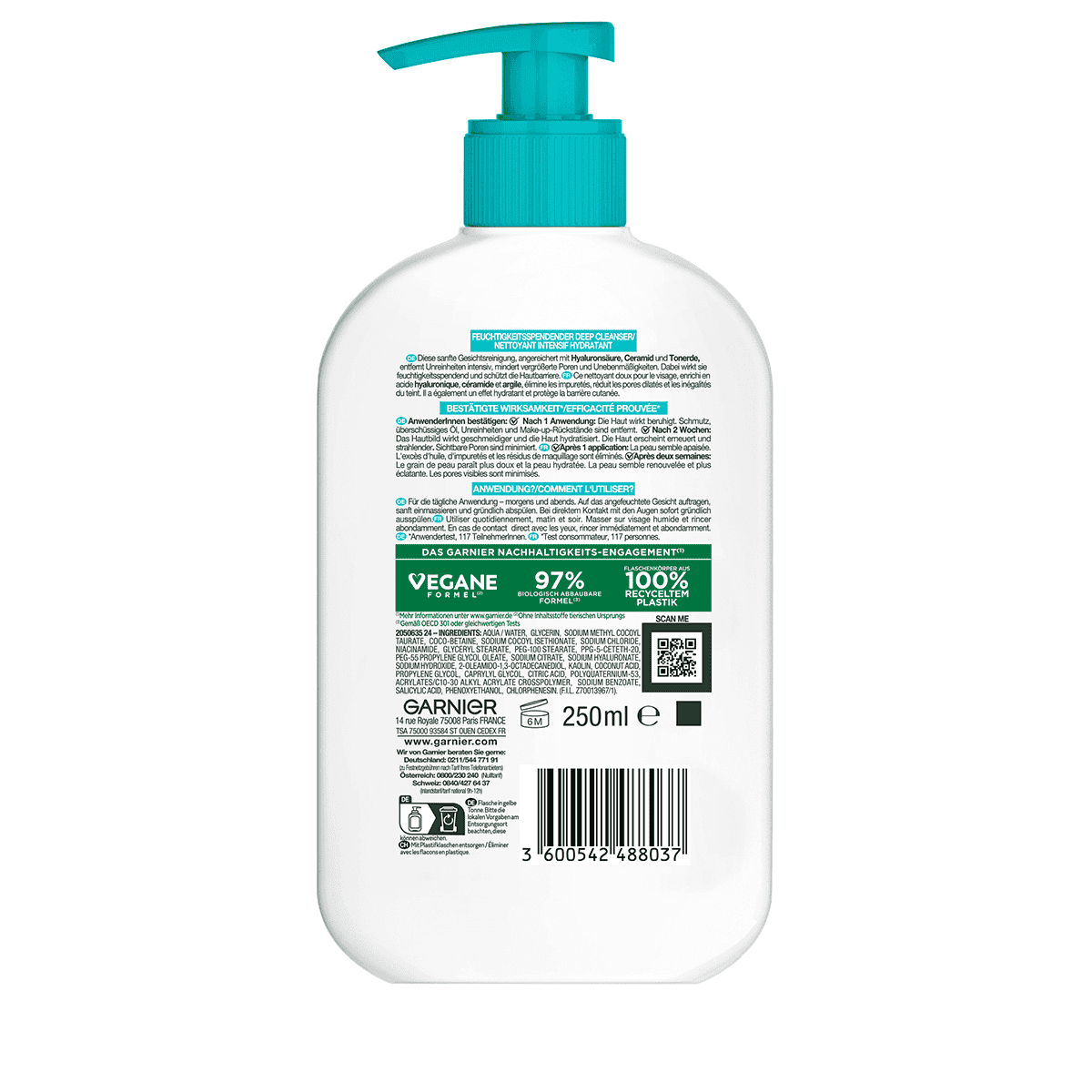 Garnier shop facial cleanser