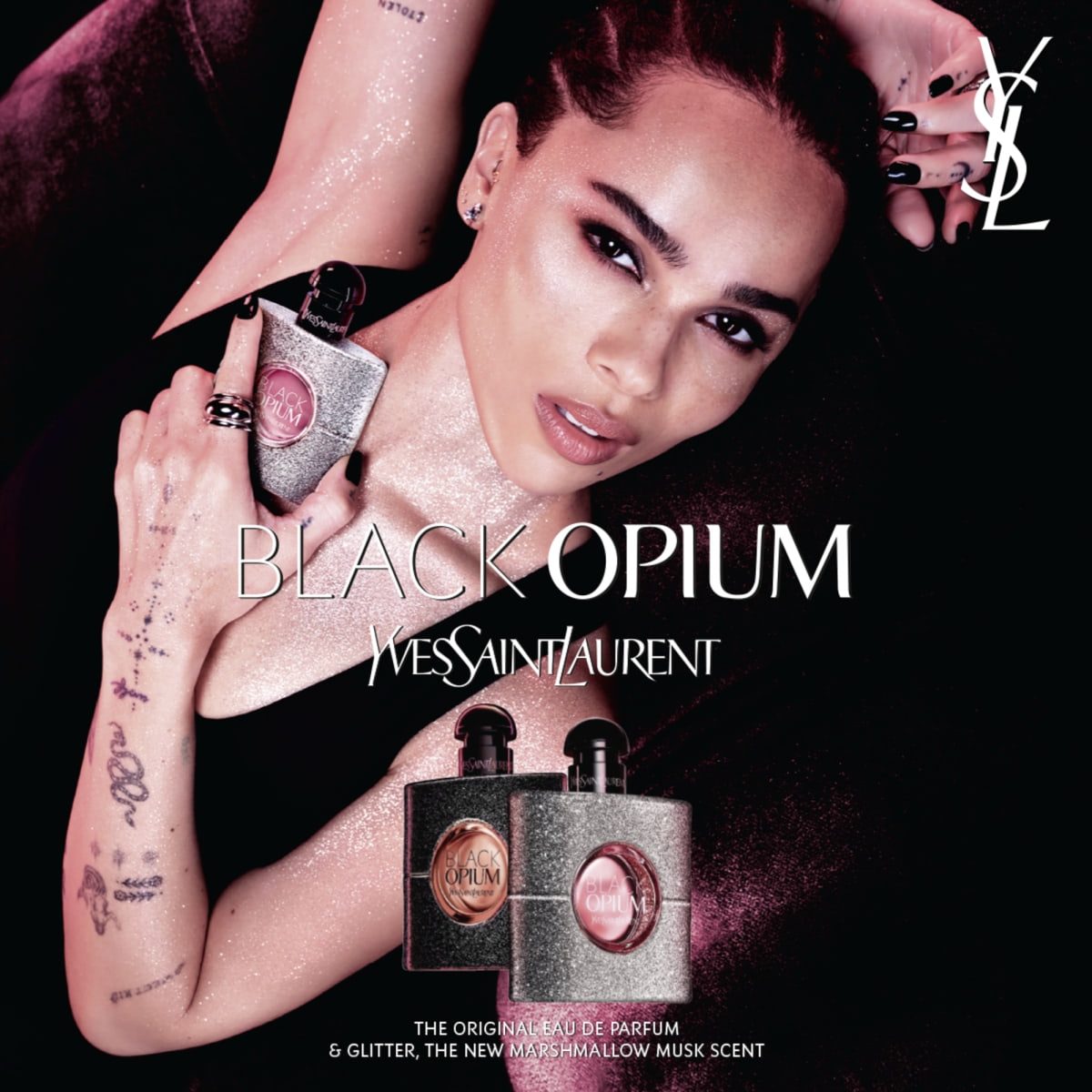 Black Opium Eau de Parfum Glitter • Yves Saint Laurent •