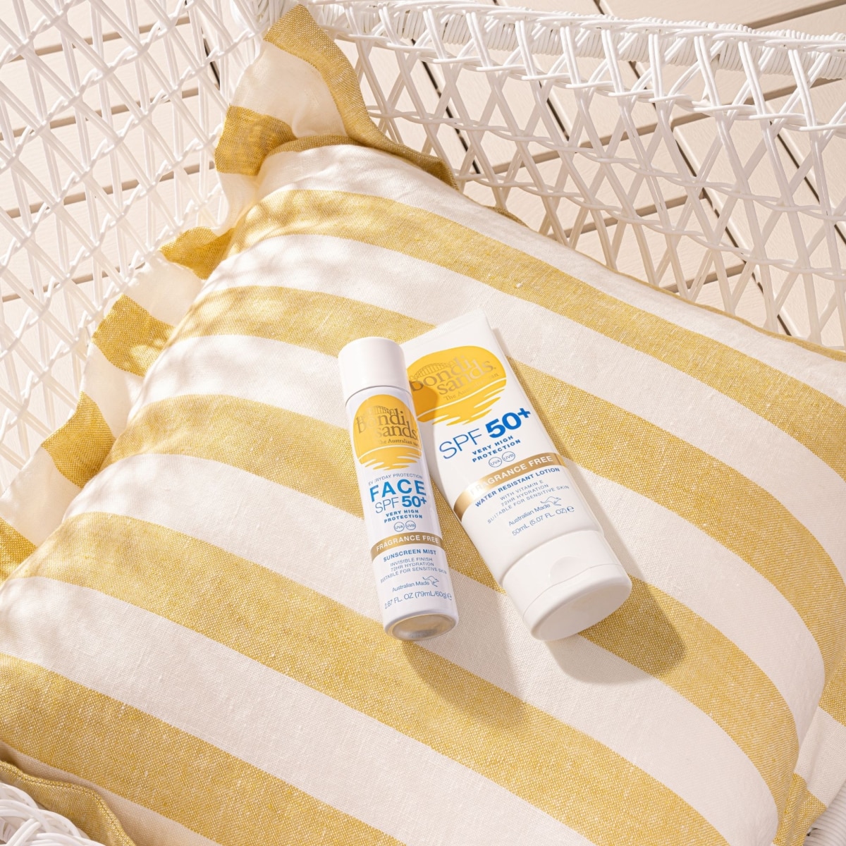 Fragrance shop free sunscreen