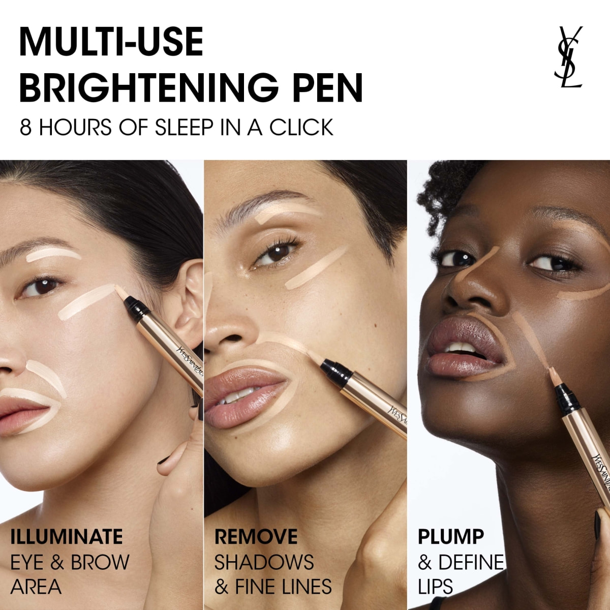 Ysl touche eclat concealer swatches top