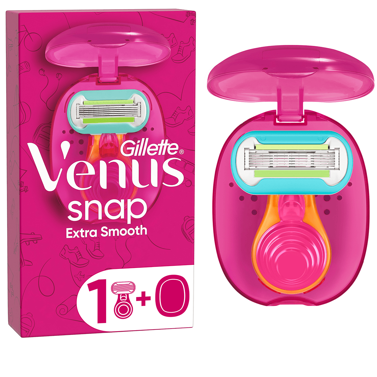 Gillette Venus Snap Razor with 1 Blade haar shop.ch