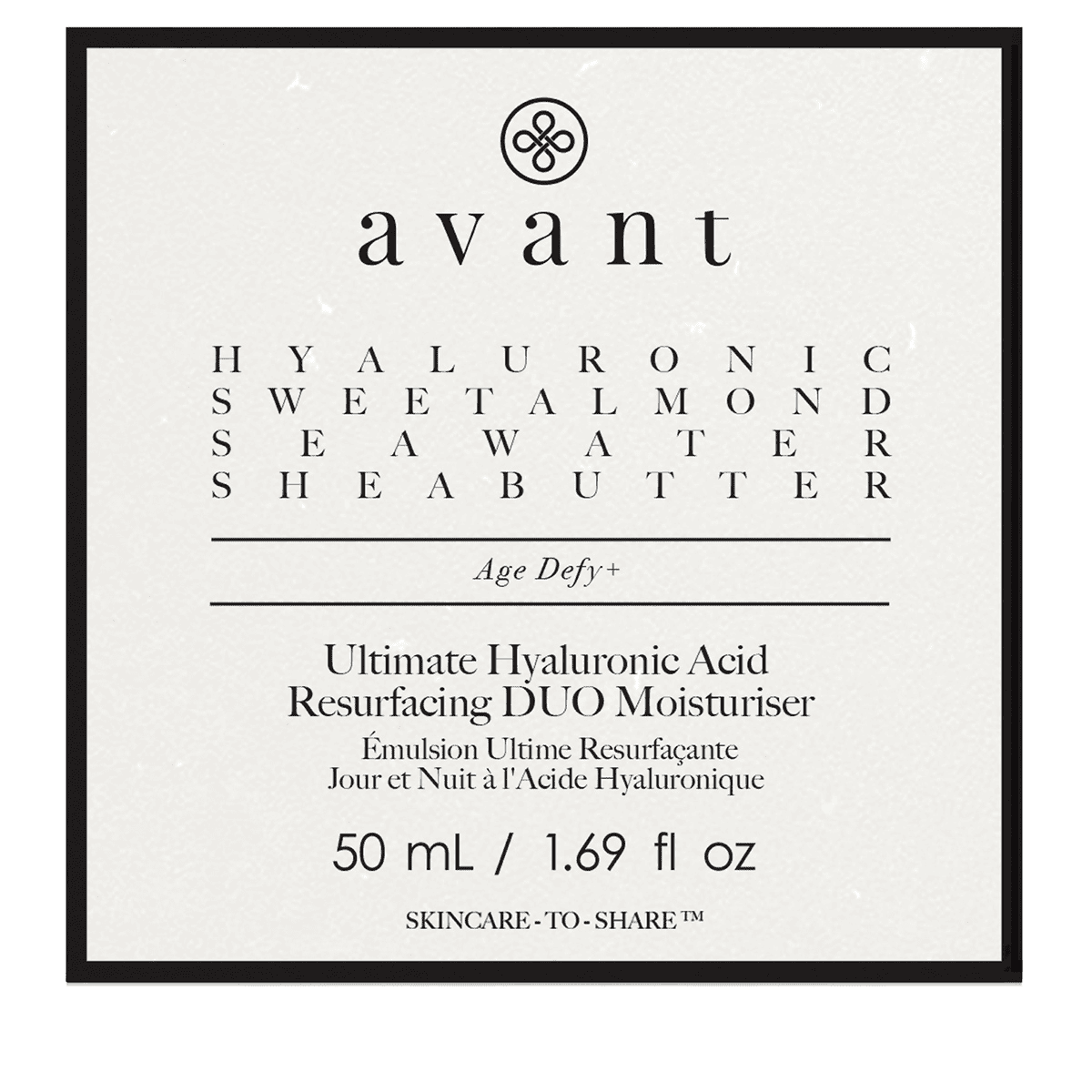 Avant moisturiser top