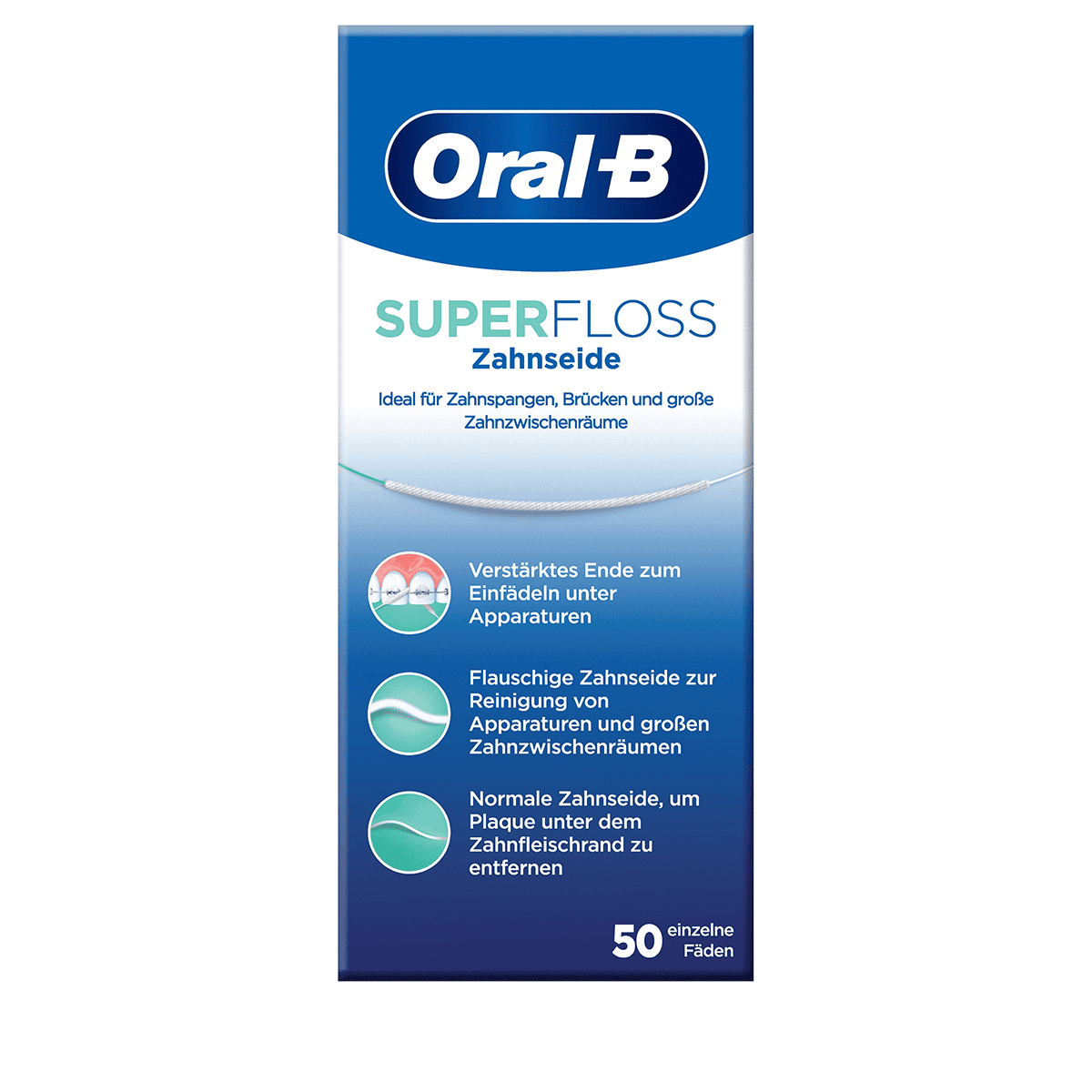 Oral-B - SuperFloss 50 threads •
