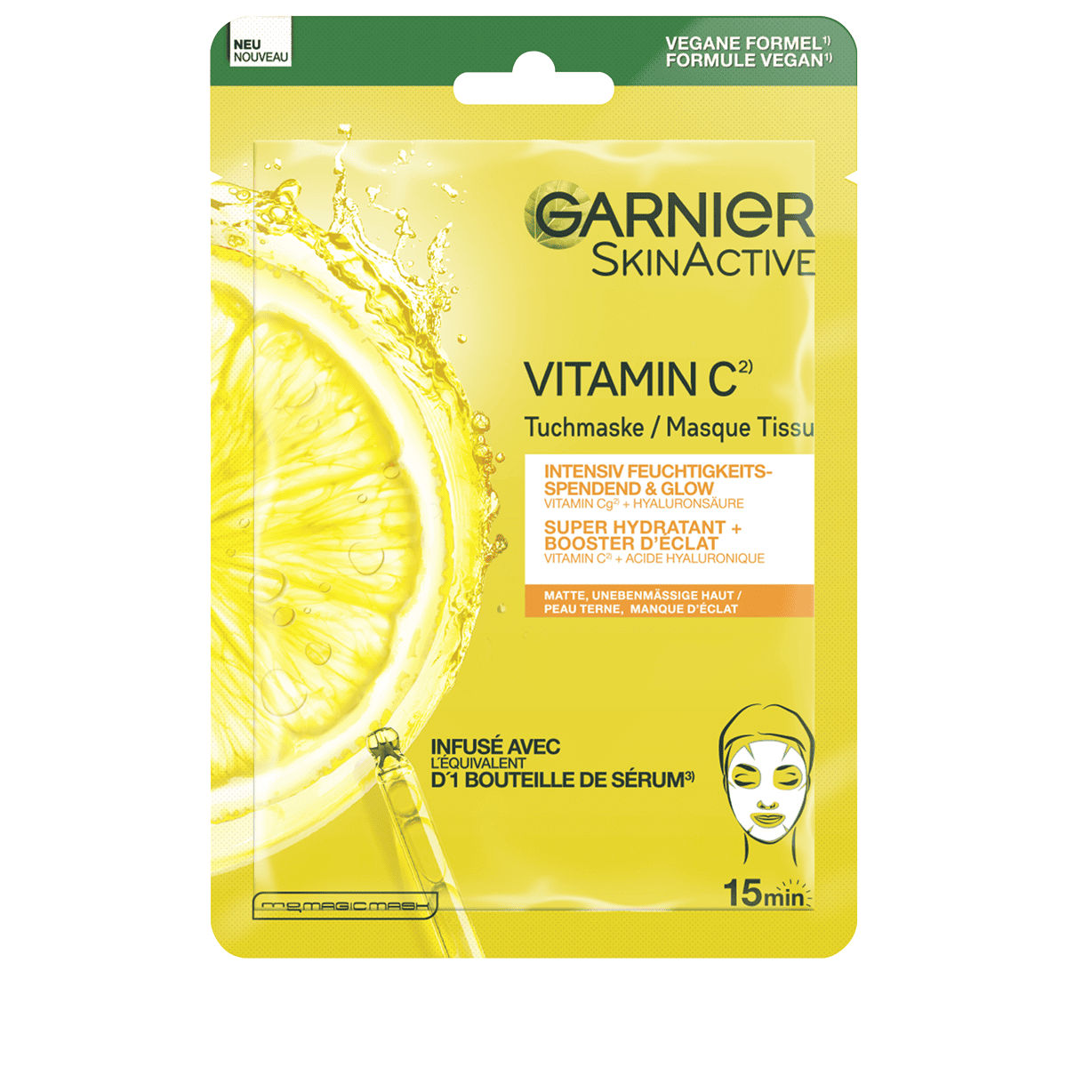 GARNIER SkinActive - Vitamin C Serum Cream, 50 ml - oh feliz Svizzera