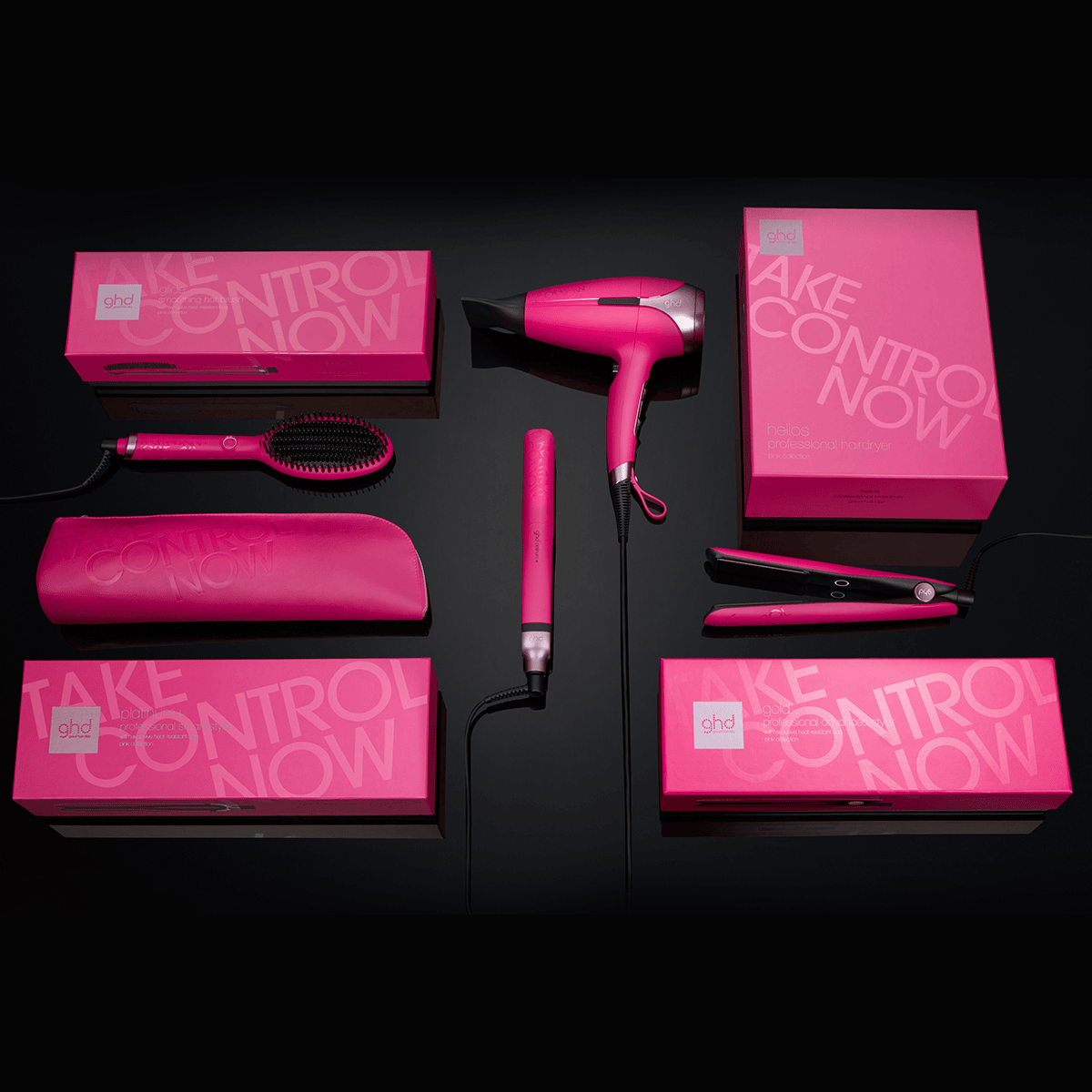 Sèche-cheveux ghd helios™ collection Pink Take Control Now