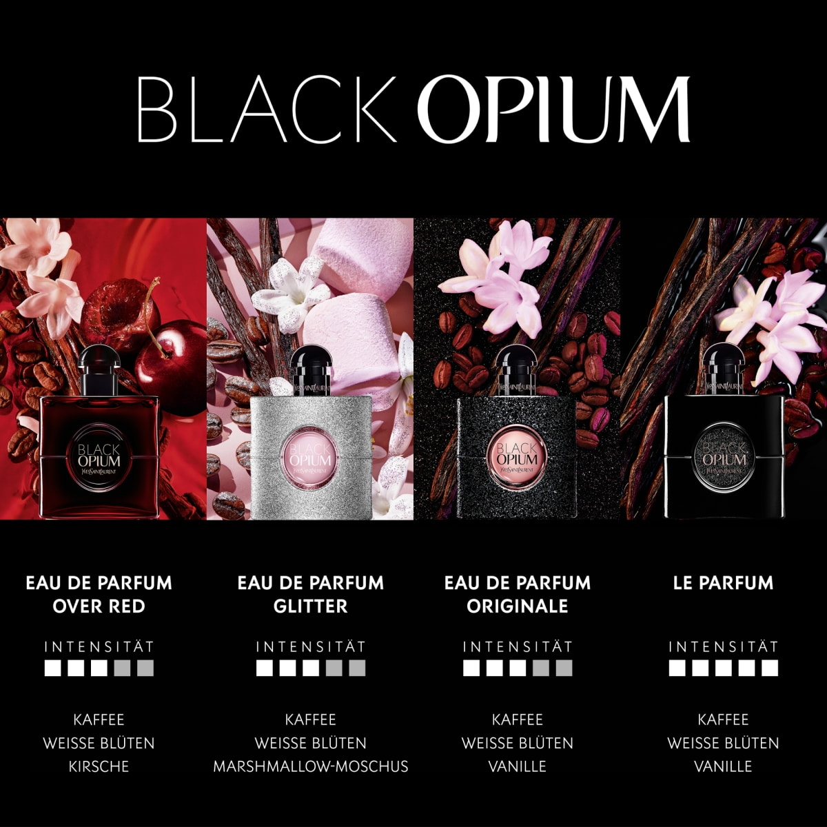 Black Opium Eau de Parfum Glitter • Yves Saint Laurent •