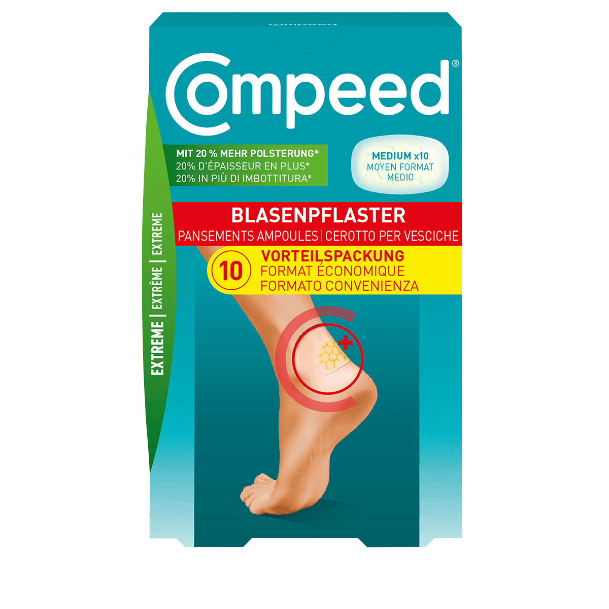 Compeed • Extreme Heel Blister Plaster 10 - Main Image
