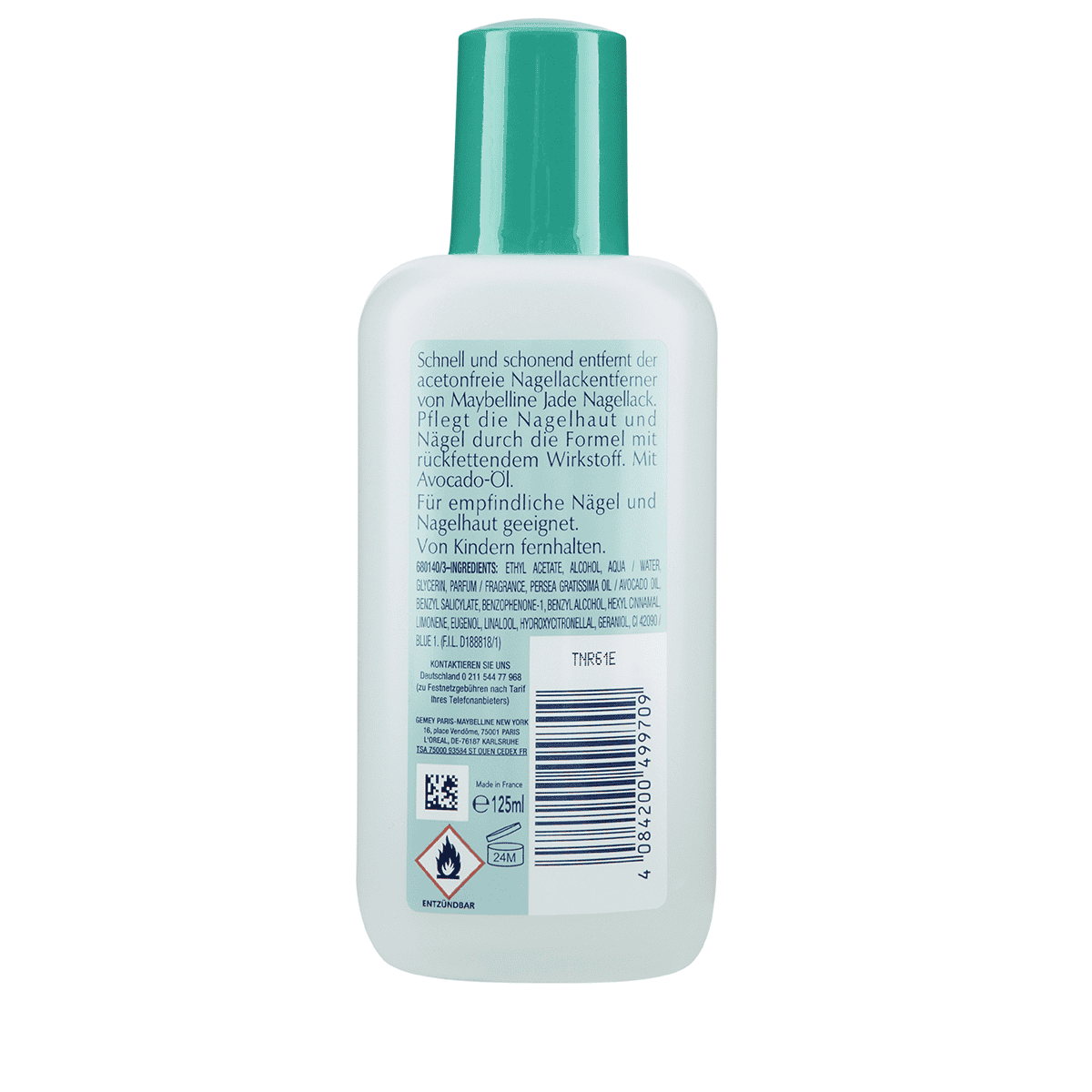 Maybelline New York - Express Nails Nail Polish Remover acetone-free •