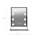 Makeup Mirror with 9 Powerful LED Lights