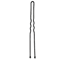 2,75" Hairpins Black 150 pcs.