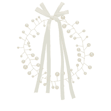 Wire Hair Accessory With Pearls - Gold