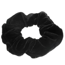 Scunchy, velvateen, black