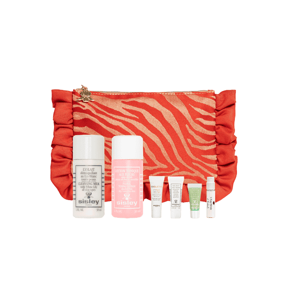 Trousse de toilette rouge