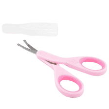 Babyschere mit Schutzkappe - Rosa