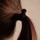 Hair Tie Pom Pom "Ibiza" 3-pack Black
