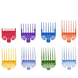 Set de peignes en plastique colorés