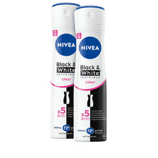 Deo Black & White Invisible Clear Spray Female Duo