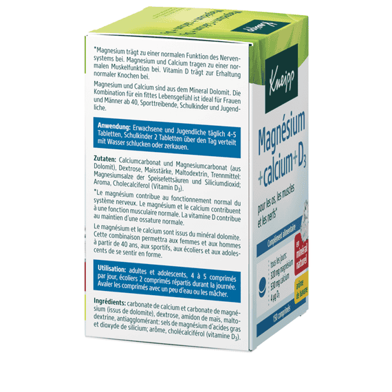 Magnesium + Calcium + Vitamin D3 – 150 Pills