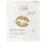 Goldene Lippenpads mit Sofort-Effekt
