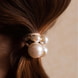 Hair Tie Big Pearls "vintage" 1-pack Off-White / Cream