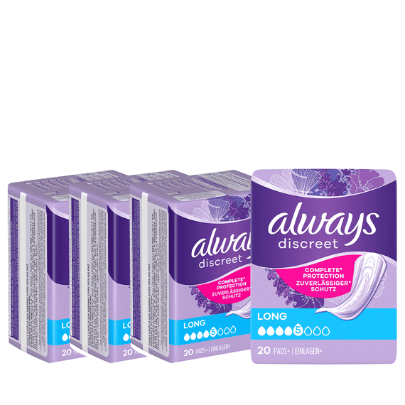 Assorbenti Igienici Incontinenza Long Confezione Mensile - 80 Pz.