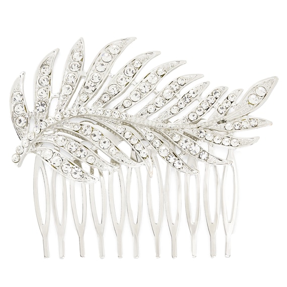 Petine Per Capelli A Forma Di Foglia Con Strass