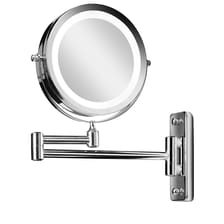 Miroir Mural Double Face Avec Lumière LED