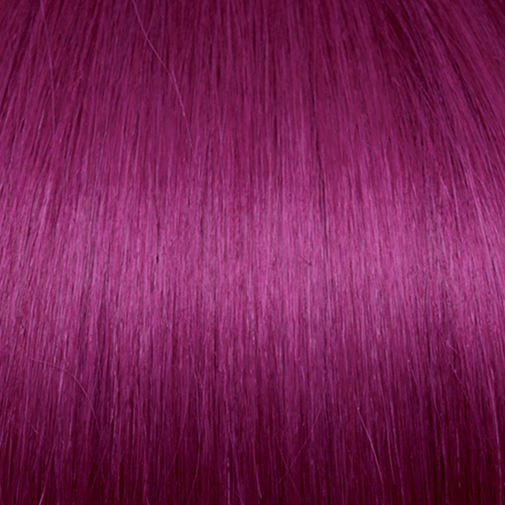 Keratin Hair Extensions 50/55 cm - Red Violet