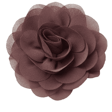 Flower on clip, brown