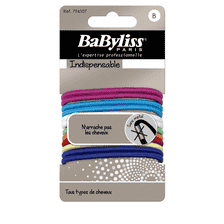 Elastico per capelli 4mm arcobaleno 12 pezzi