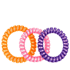 Elastici Per Capelli Spirales Beatricia – Arancione, Rosa, Viola