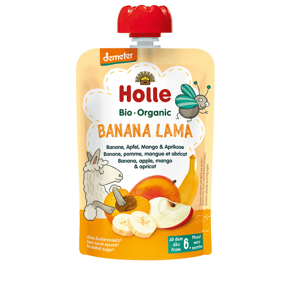Banana Lama Bio - Banana, Mela, Mango & Albicocca