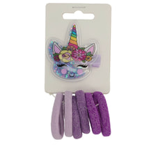 Chat-Unicorne Beakclip Avec Élastiques Pour Cheveux – Violet