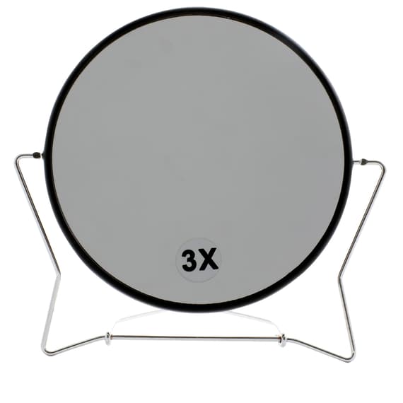 Adjustable Mirror with Metal frame - black, x1 and x3