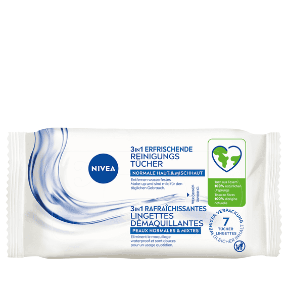 3in1 Refreshing Cleansing Wipes - 7 Pcs.