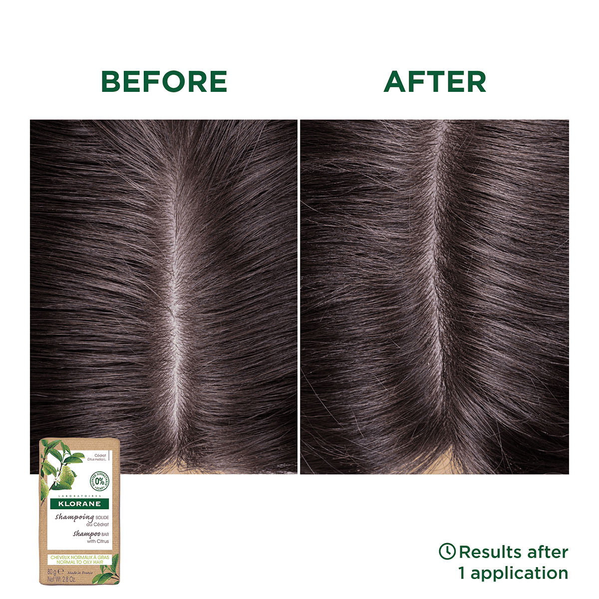 Klorane • Festes Shampoo mit Zedrat •