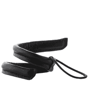 Leather Band Short Narrow Bendable Black