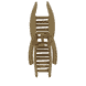 Fashion Hair Clip – Khaki