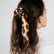 Scrunchies plain and in leo print, with bow