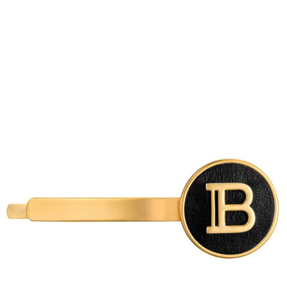 Gold Plated Hair Slide Logo