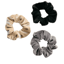 Manchester Scrunchie - noir, gris, beige