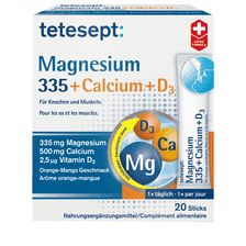 Magnésium 335 Calcium + D3 - 20 Bâtonnets