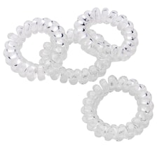 Fascetta Per Capelli A Spirale 4 pz. - Trasparente