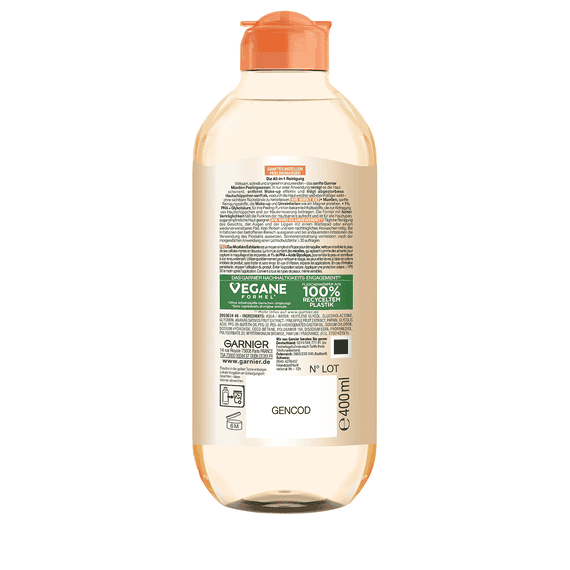 Gentle micellar cleansing water all in 1 with peeling effect
