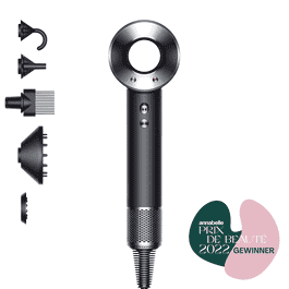 Dyson Supersonic Black/Nickel Hair Dryer •