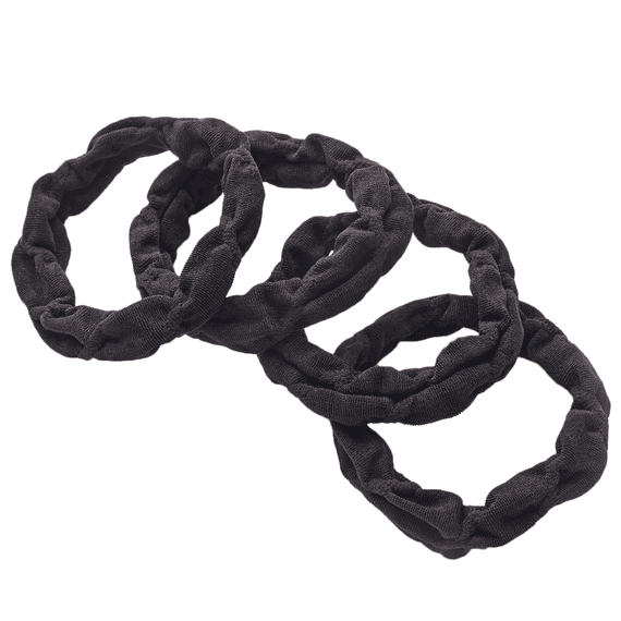 Special elastics, black, 4 pieces