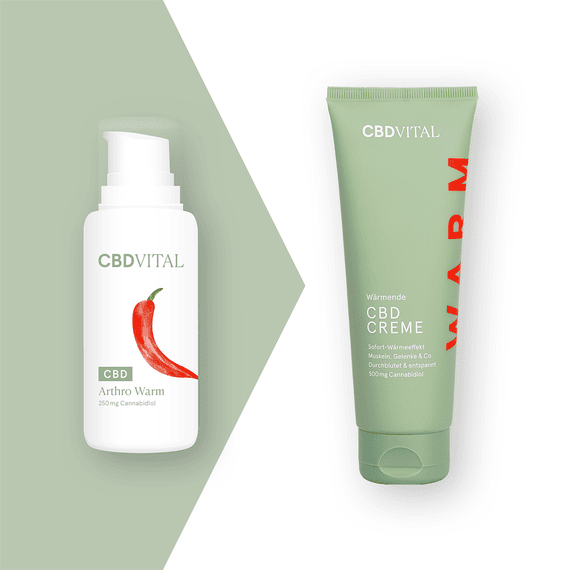 Crème chauffante au CBD