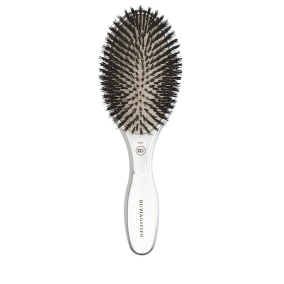 Expert Care Oval Boar Bristles Silver