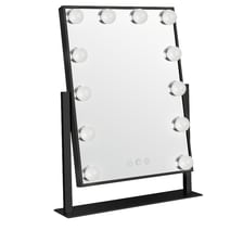LED Makeup Artist Mirror With Touch - Black